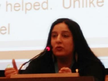 File photo of Swati Chaturvedi. Twitter@bainjal