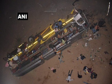 Odisha: 12 killed, 49 injured after bus plunges into Mahanadi riverbed in Jagatpur Odisha: 12 killed, 49 injured after bus plunges into Mahanadi riverbed in Jagatpur