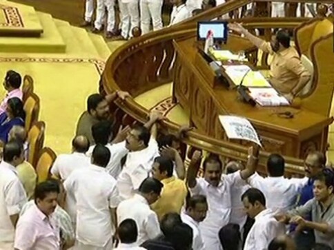 Sabarimala row: BJP, UDF MLAs protest inside Kerala Assembly, demand withdrawal of restrictions imposed at temple complex Sabarimala row: BJP, UDF MLAs protest inside Kerala Assembly, demand withdrawal of restrictions imposed at temple complex