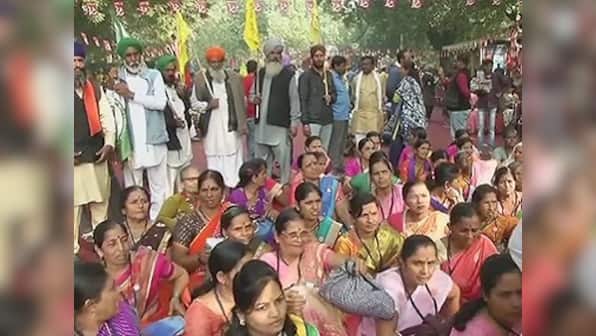 Farmers' march: Thousands of protesters converge on Parliament Street today; over 3,500 police personnel deployed in area