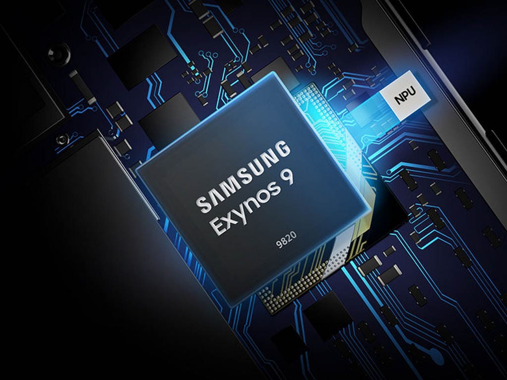 The 8 nm Samsung Exynos 9820 SoC comes with an NPU. Image: Samsung