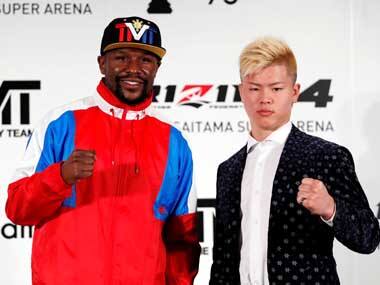 Floyd Mayweather's exhibition match against Japanese kickboxer Tenshin Nasukawa back on after 'misunderstanding'