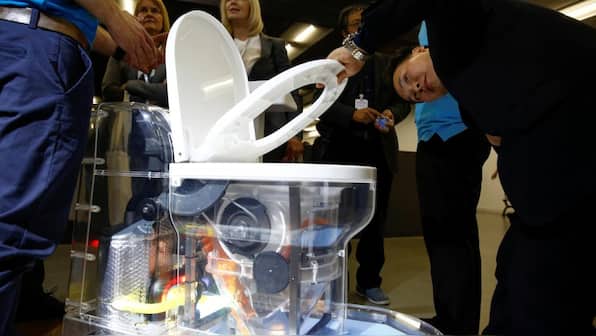 Bill Gates lauds futuristic toilet that turns waste to fertilizer without water
