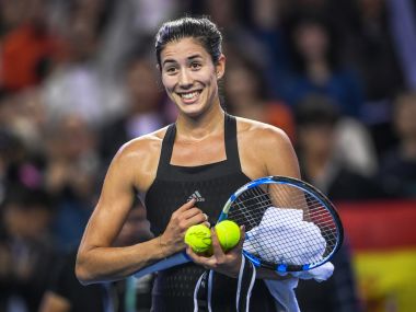 WTA Elite Trophy: Garbine Muguruza saves three match points against Anastasija Sevastova to reach semi-finals WTA Elite Trophy: Garbine Muguruza saves three match points against Anastasija Sevastova to reach semi-finals