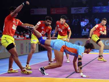 Pro Kabaddi League 2018: Gujarat Fortunegiants open home leg with a win; Jaipur Pink Panthers pick up important victory Pro Kabaddi League 2018: Gujarat Fortunegiants open home leg with a win; Jaipur Pink Panthers pick up important victory