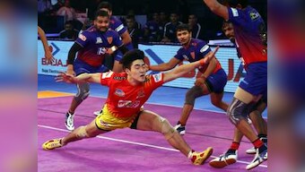 Pro Kabaddi League 2018: Gujarat Fortunegiants down Dabang Delhi; UP, Bengal Warriors play out thrilling tie