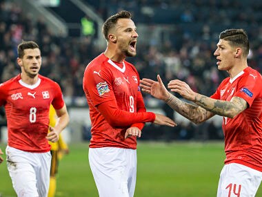 UEFA Nations League: Switzerland ride on Haris Seferovic's hat-trick to stun Belgium and qualify for finals