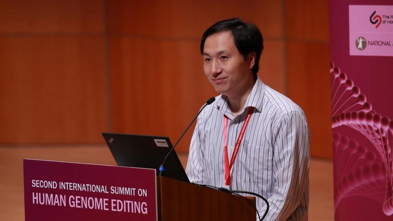 Scientist He Jiankui attends the International Summit on Human Genome Editing at the University of Hong Kong in Hong Kong, China November 28, 2018. Reuters