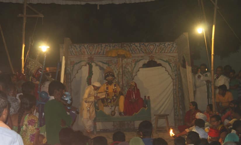 Ramleela at Ramnagar, Varanasi. Image courtesy of the author