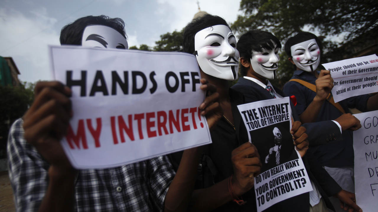 The latest form of censorship that the government has turned to is internet shutdowns. Image: Reuters