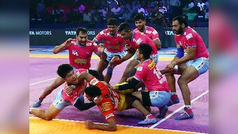 Pro Kabaddi 2018, Jaipur Pink Panthers vs UP Yoddha, Live score: Jaipur, UP look to bounce back