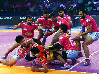 Pro Kabaddi 2018, Jaipur Pink Panthers vs Haryana Steelers, Highlights: Rajasthan outfit keeps season alive with 38-32 win Pro Kabaddi 2018, Jaipur Pink Panthers vs Haryana Steelers, Highlights: Rajasthan outfit keeps season alive with 38-32 win
