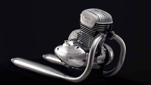 Mahindra's Classic Legends is set to reveal a new Jawa motorcycle model today, featuring a 293cc liquid-cooled FI motor