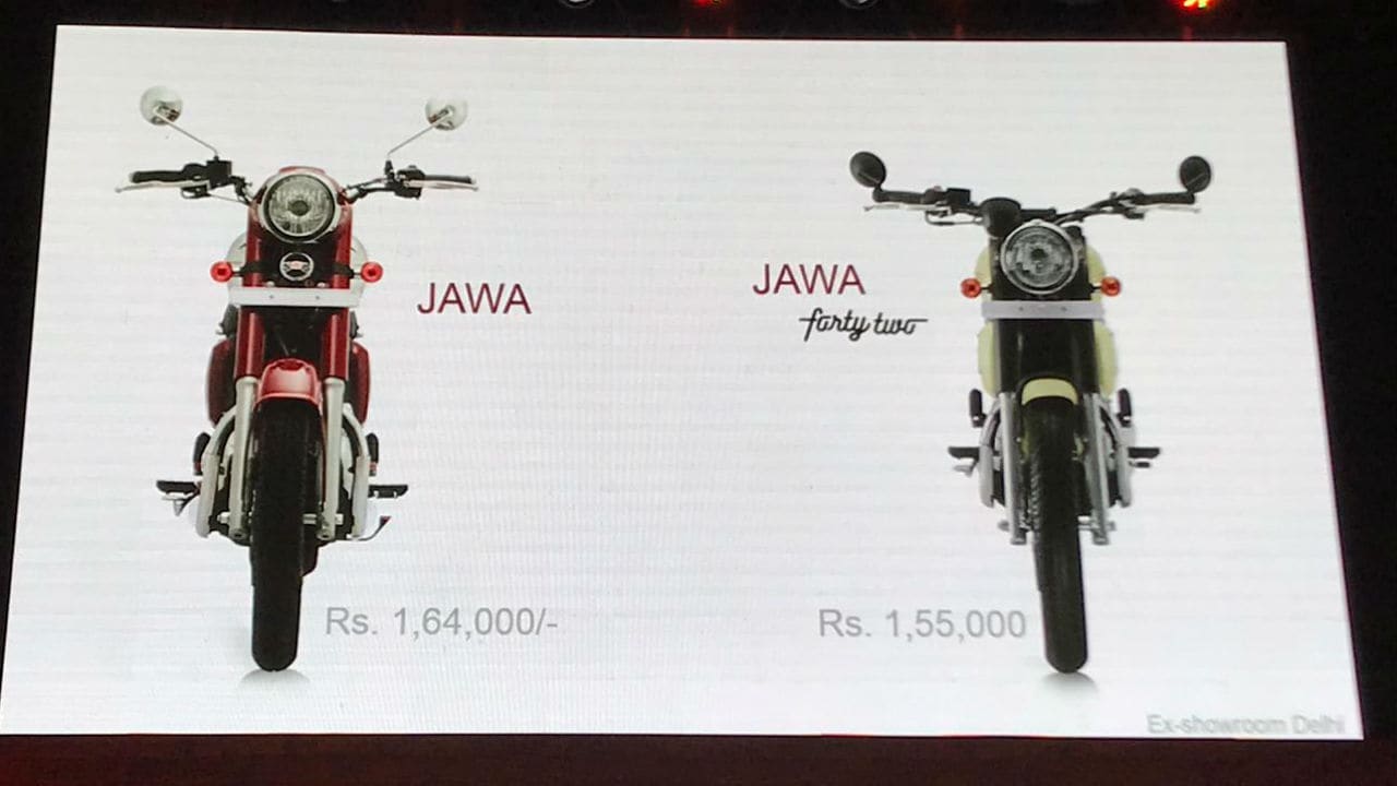 Jawa 300 Cc Motorcycle India Launch Jawa Forty Two