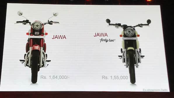 Jawa 300 cc Motorcycle India launch: Jawa, Forty Two launched starting 1.55 lakh
