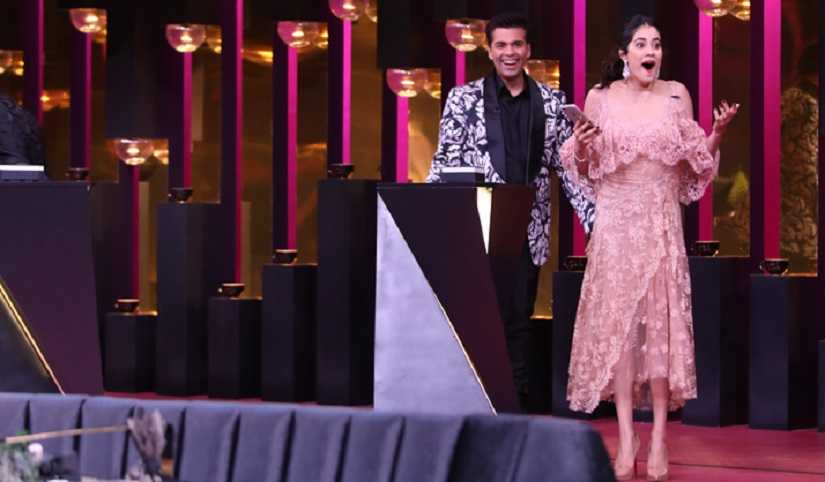 Karan Johar and Janhvi Kapoor. Star World