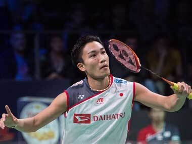 Hong Kong Open: Top-seed Kento Momota survives early scare against Jonatan Cristie to reach semi-final