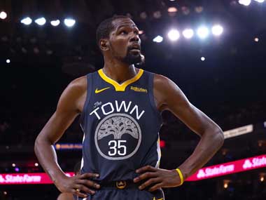 NBA Finals 2019: Warriors star forward Kevin Durant questionable for Game 5 after practicing with team ahead of crucial tie NBA Finals 2019: Warriors star forward Kevin Durant questionable for Game 5 after practicing with team ahead of crucial tie