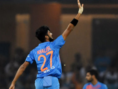 India vs West Indies: Khaleel Ahmed wanted to bowl with new ball in 2nd T20I, has taken up challenge well, says Rohit Sharma India vs West Indies: Khaleel Ahmed wanted to bowl with new ball in 2nd T20I, has taken up challenge well, says Rohit Sharma