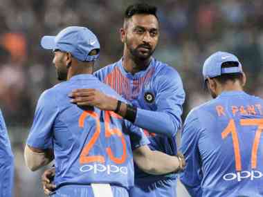 India vs West Indies: Krunal Pandya's coach Jitendra Singh 'satisfied' with all-rounder's performance on debut India vs West Indies: Krunal Pandya's coach Jitendra Singh 'satisfied' with all-rounder's performance on debut