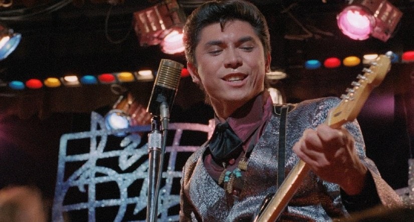 Lou Diamond Phillips as Ritchie Valens in La Bamba. Image via Twitter