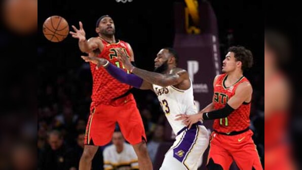 NBA: Los Angeles Lakers edge past Atlanta Hawks; James Harden scores season-high 40 points as Houston Rockets beat Indiana Pacers