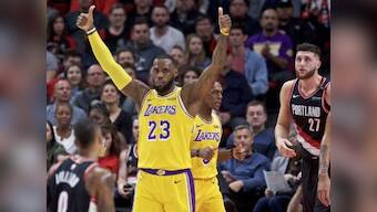 NBA: LeBron James stars in Lakers' win over Trail Blazers; Victor Oladipo's clutch three-pointer helps Pacers beat Celtics