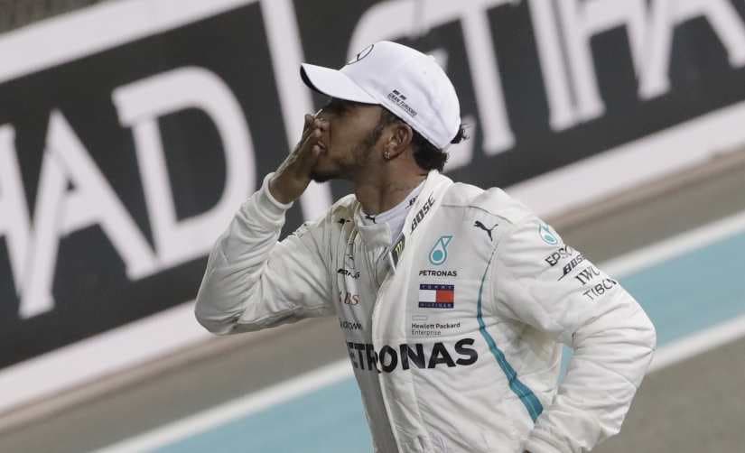 Mercedes driver Lewis Hamilton won his 11th race of the Formula 1 season at the Abu Dhabi Grand Prix. AP