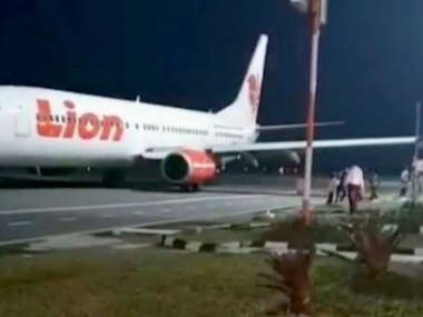 Week after Lion Air plane crash leaves 189 dead, another aircraft smashes into pole during takeoff at Indonesia's Sumatra Island Week after Lion Air plane crash leaves 189 dead, another aircraft smashes into pole during takeoff at Indonesia's Sumatra Island