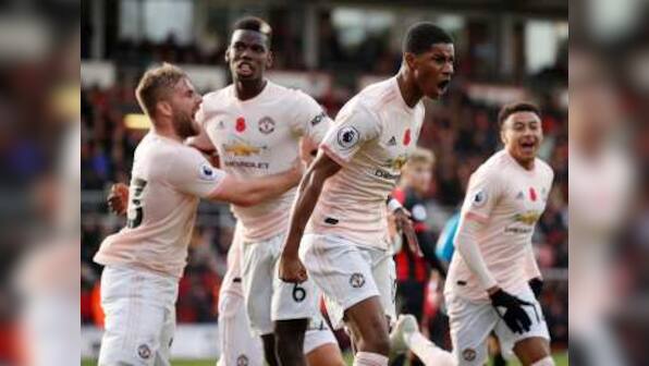 Premier League: Marcus Rashford nets dramatic late winner to help Manchester United see off Bournemouth