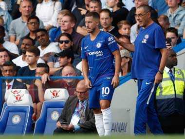 Premier League: Chelsea Football Club manager Maurizio Sarri 'worried' by star player Eden Hazard's injury struggles Premier League: Chelsea Football Club manager Maurizio Sarri 'worried' by star player Eden Hazard's injury struggles