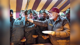 Narendra Modi celebrates Diwali with army, ITBP personnel in Uttarakhand's Harsil near India-China border