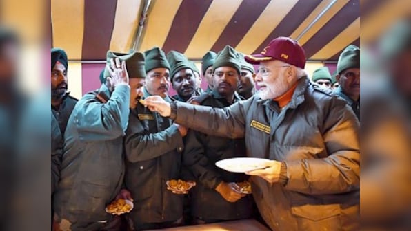Narendra Modi celebrates Diwali with army, ITBP personnel in Uttarakhand's Harsil near India-China border