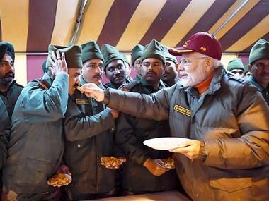 Narendra Modi continues tradition, reaches Jammu and Kashmir to celebrate Diwali with Army jawans on LoC in Rajouri, Poonch districts