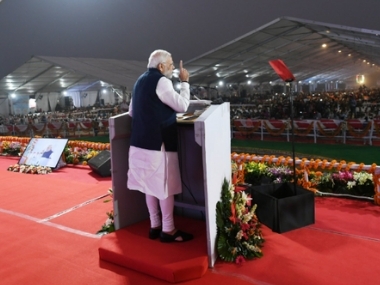 Narendra Modi in Varanasi: PM inaugurates project for river Ganga and two highways, says development is key Narendra Modi in Varanasi: PM inaugurates project for river Ganga and two highways, says development is key