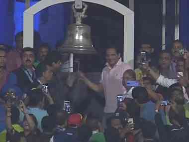 Mohammad Azharuddin's bell-ringing ceremony, Indian cricket authorities' attempt at reforming tarnished image Mohammad Azharuddin's bell-ringing ceremony, Indian cricket authorities' attempt at reforming tarnished image