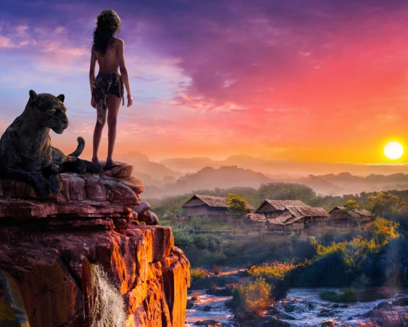 Wallpaper The Jungle Book, Best Movies, Mowgli, Bagheera, Movies #8899