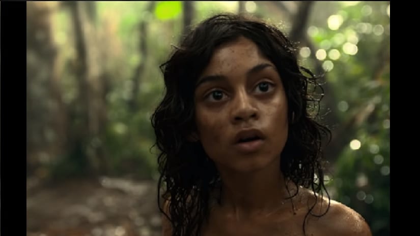 A still from the trailer of Mowgli: Legend of the Jungle. Screengrab from YouTube