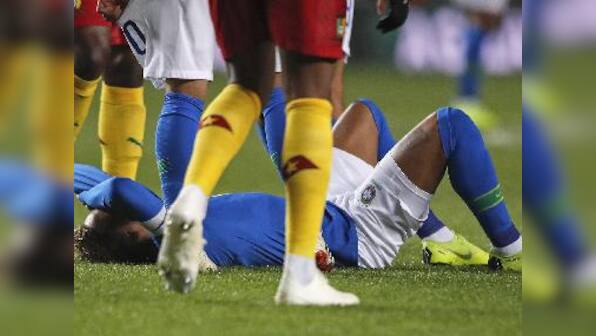 International friendlies: Neymar picks up groin injury in Brazil's narrow victory over Cameroon