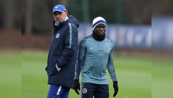 Europa League: N'Golo Kante should stick to his midfield role, says Chelsea manager Maurizio Sarri