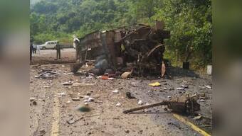 Maoists allegedly set six vehicles on fire in Maharashtra’s Gadchiroli district, leave banners on the spot