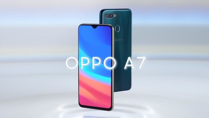 Oppo A7 featuring a waterdrop notch, Snapdragon 450 launched in India at Rs 16,990