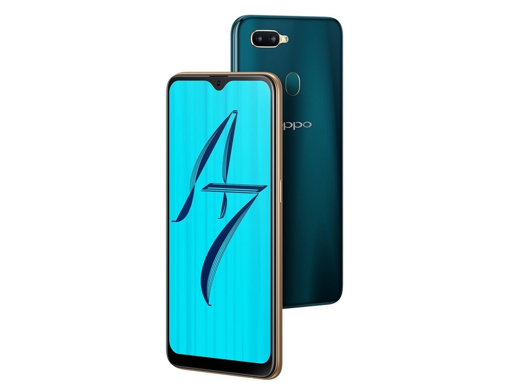 The Oppo A7 features a 6.2-inch display. Image: Oppo India