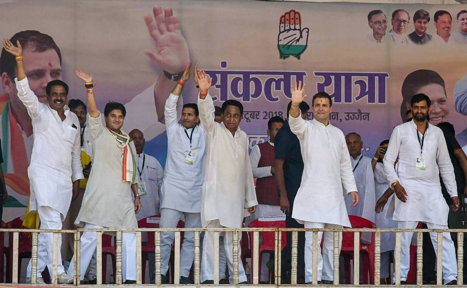 During his rally in Ujjain, Rahul spoke about various issues such as Rafale, farm distress and unemployment to target the BJP government. PTI During his rally in Ujjain, Rahul spoke about various issues such as Rafale, farm distress and unemployment to target the BJP government. PTI