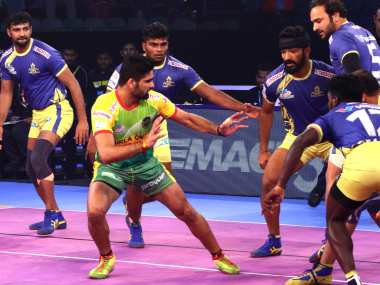 Pro Kabaddi League 2018: Patna Pirates, Tamil Thalaivas play out riveting tie; Dabang Delhi thrash Jaipur Pink Panthers Pro Kabaddi League 2018: Patna Pirates, Tamil Thalaivas play out riveting tie; Dabang Delhi thrash Jaipur Pink Panthers