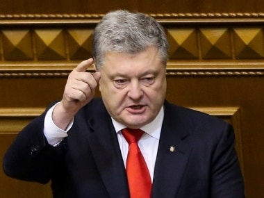 File image of Ukrainian President Petro Poroshenko. AP