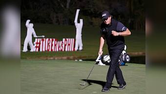 Phil Mickelson edges past Tiger Woods in playoff under floodlights to win The Match and pocket $9 million cash prize