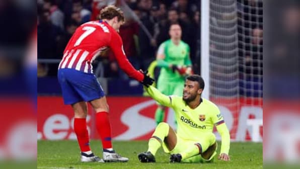 LaLiga: Brazilian midfielder Rafinha expected to miss remaining season with anterior cruciate ligament injury, say Barcelona