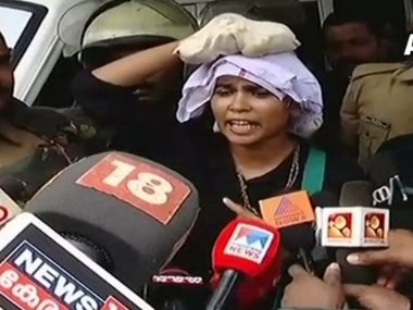 Rehana Fathima, who attempted to trek Sabarimala, arrested for hurting religious sentiments on Facebook Rehana Fathima, who attempted to trek Sabarimala, arrested for hurting religious sentiments on Facebook