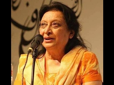 Noted Pakistani feminist, poet, author Fahmida Riaz passes away at 72 Noted Pakistani feminist, poet, author Fahmida Riaz passes away at 72